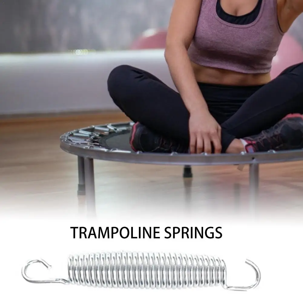 

10PCS 10/12/13.5/14.7cm Trampoline Springs Heavy Duty Galvanized Steel Springs Replacement Kit Trampoline Accessories