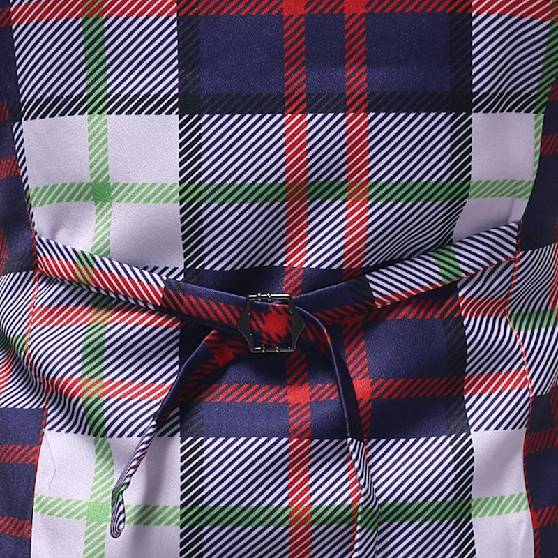 Модный клетчатый костюм жилет мужской брендовый Новый Приталенный без рукавов