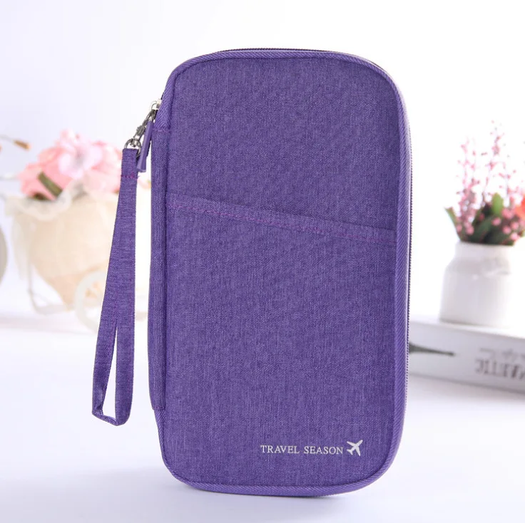 quality travel document storage bag wallet passport ID ticket flight credit card package box passport package