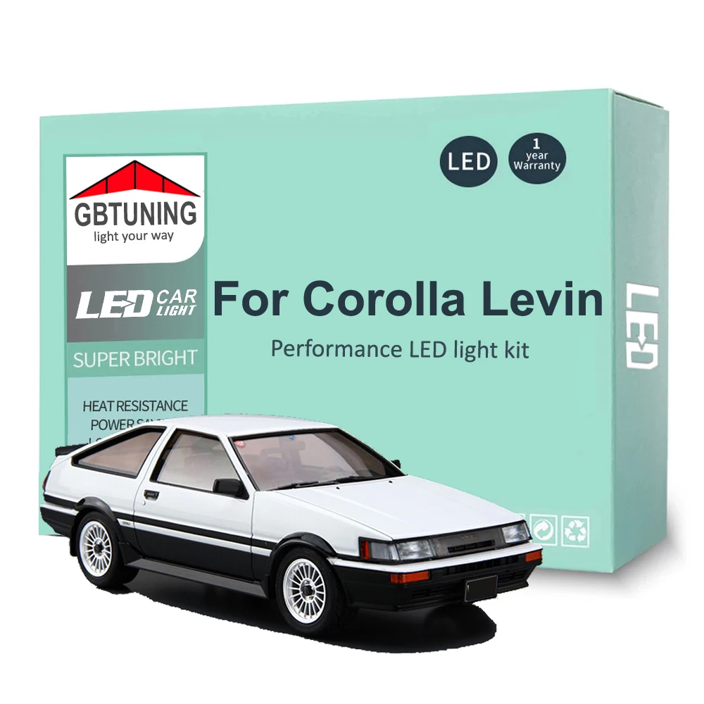 

Комплект светодиодных ламп для светильник Toyota Corolla Levin Coupe, AE 85 86 91 92 100 101 110 111 1983-2000