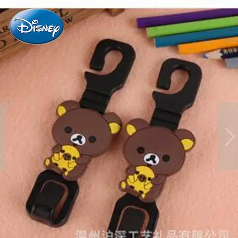 

Disney Stitch Car Hook Cartoon Mini Cute Car Interior Supplies Seat Back Storage Hook Car Storage Decorations