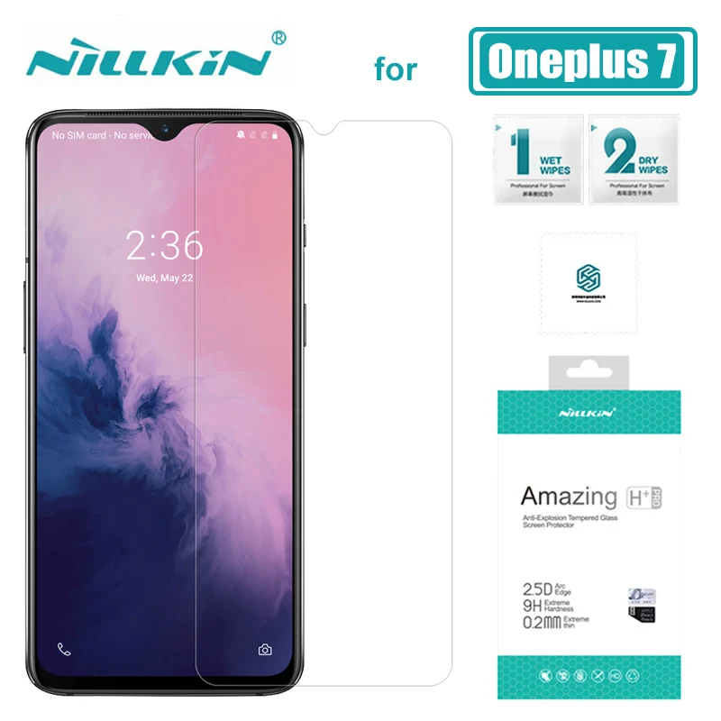 Oneplus 7 стекло Nillkin H + PRO 2.5D One Plus ультратонкое закаленное для защиты экрана Nilkin 0 2 мм