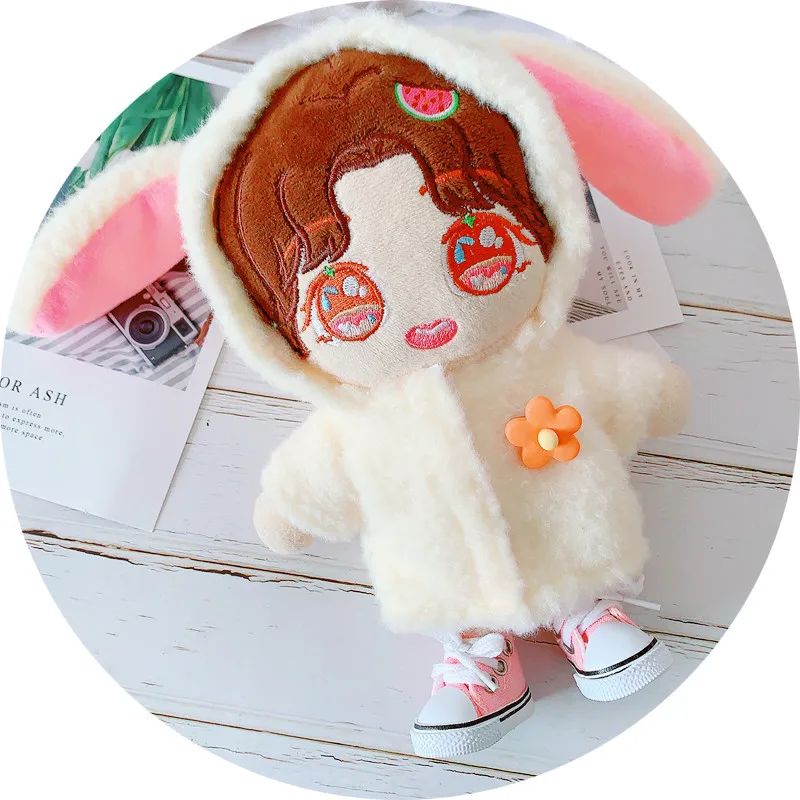 

20cm Star Idol Doll's Pink Green Orange Yellow Decorative Flower Brooch Pin 20cm Star Idol Doll's Accessories(without Doll)