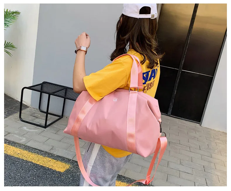 Wobag модная розовая спортивная женская сумка для занятий йогой, тренировочная сумка для отдыха на открытом воздухе, повседневная дорожная сумка