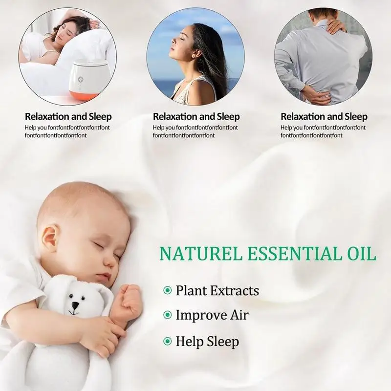 

Essential Oil 6 Fragrance Body Relax Natural Plant Essence Oil R1E0