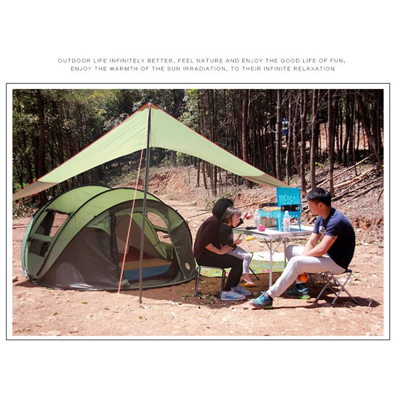 GRNTAMN открытый 1 секундный скоростной тент полностью автоматический семейный