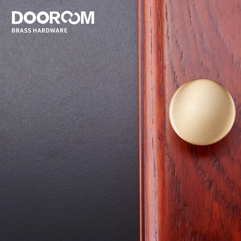 Латунные мебельные ручки Dooroom простой американский гардероб комод шкаф дверь