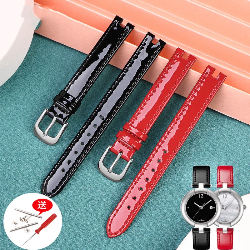 Ремешок из натуральной кожи для часов Tissot 1853 ремешок T0842 стекловолокна вогнутый