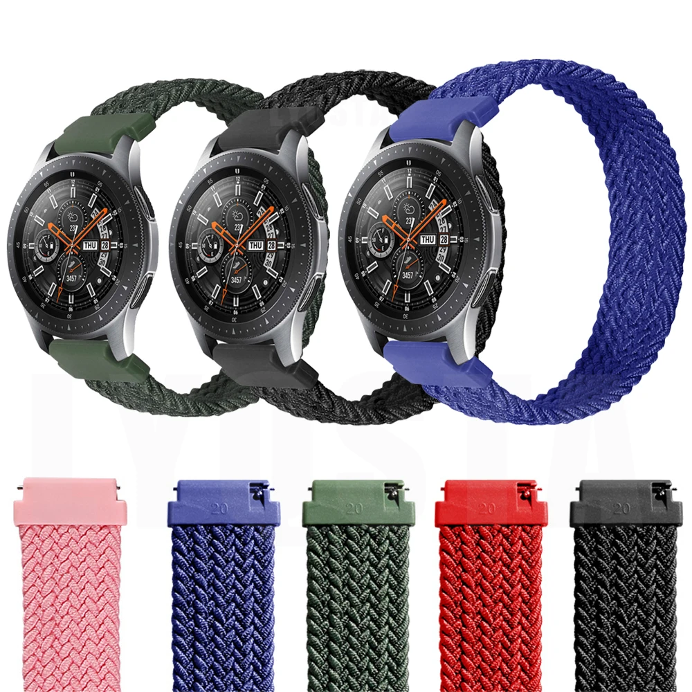 

For GTR 47mm Nylon Straps Watchband For Huawei Watch GT2 46mm Amazfit GTR 2/GT2 Pro Watch Bracelet For Samsung Gear S3 Frontier