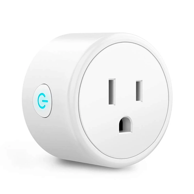

Bluetooth WiFi Smart Plug Smart Outlets Work for Google Home Assistant, Remote Control Plugs with Timer Function-US Plug