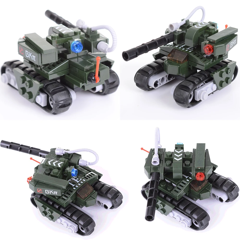 KAZI мини военный 2 мировая война строительные блоки детское игрушечное оружие