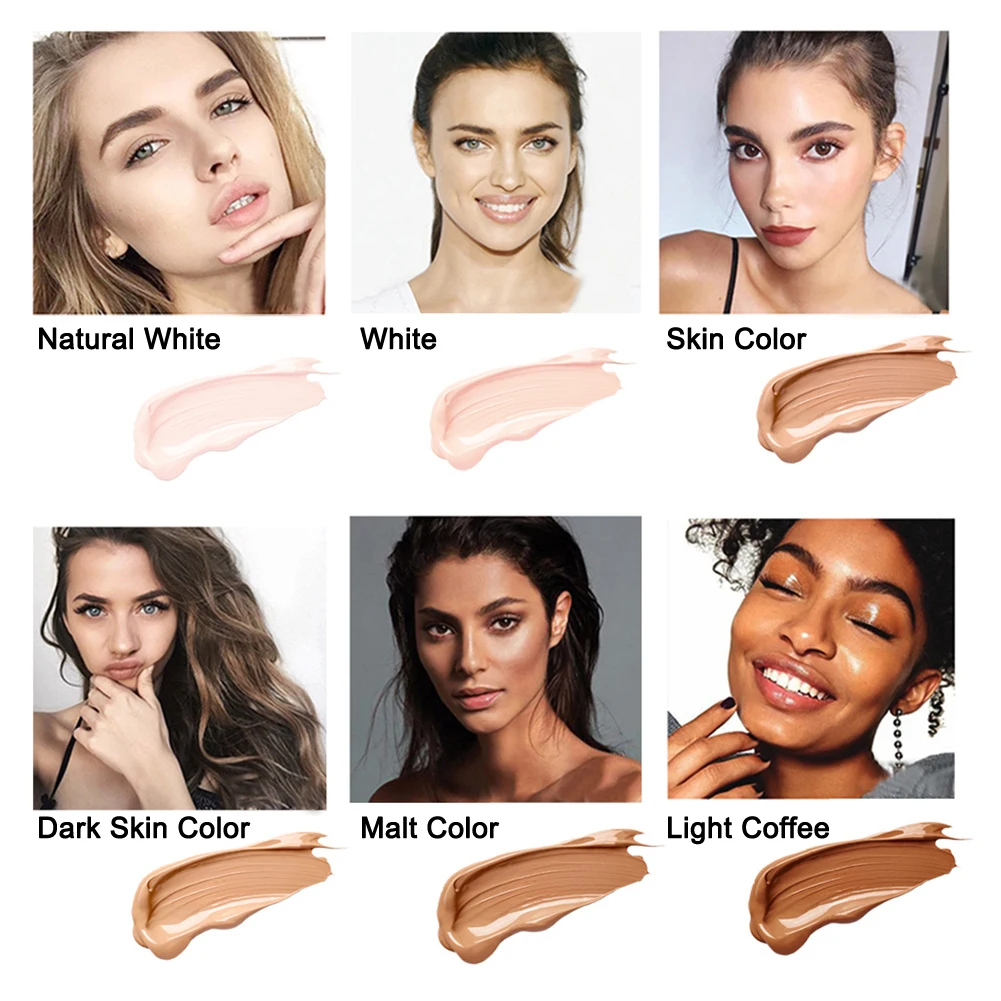 

Waterproof Liquid Foundation Breathable Moisturizing Concealer Cross-Bo Cream Foundation MH88