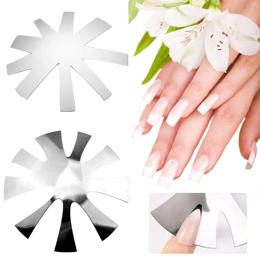 

Фрезер для маникюра с V-образным кончиком, инструмент для придания формы, легко нарезать улыбку во французском стиле, подходит для акриловых...