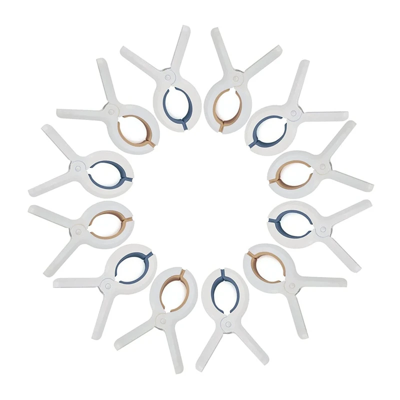 

Beach Chair Towel Clip 12-Piece Large Clip Clip Beach Towel Clip Heavy Duty Laundry Pin Clip with Spring