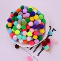 100g multicolour pompon wool ball beads for sewing dress garment bag cap shoe kids toys jewelry epoxy diy nail art decorate