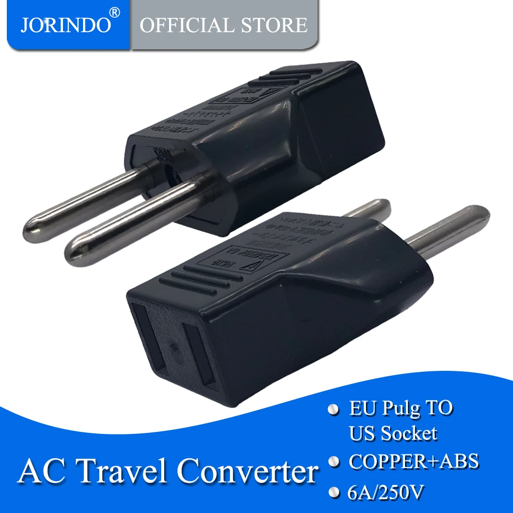 Универсальное зарядное устройство JORINDO США в ЕС штепсельная вилка Европу для