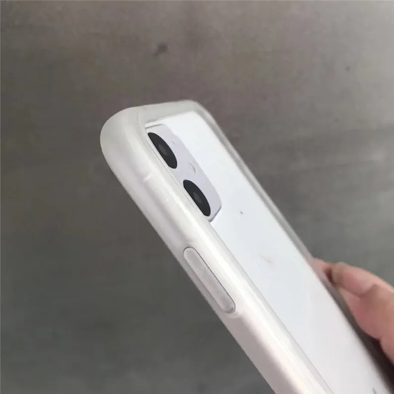 Мягкий силиконовый ударопрочный бампер для iPhone 11 Pro Max чехол из ТПУ с рамкой 6 6S 7 8