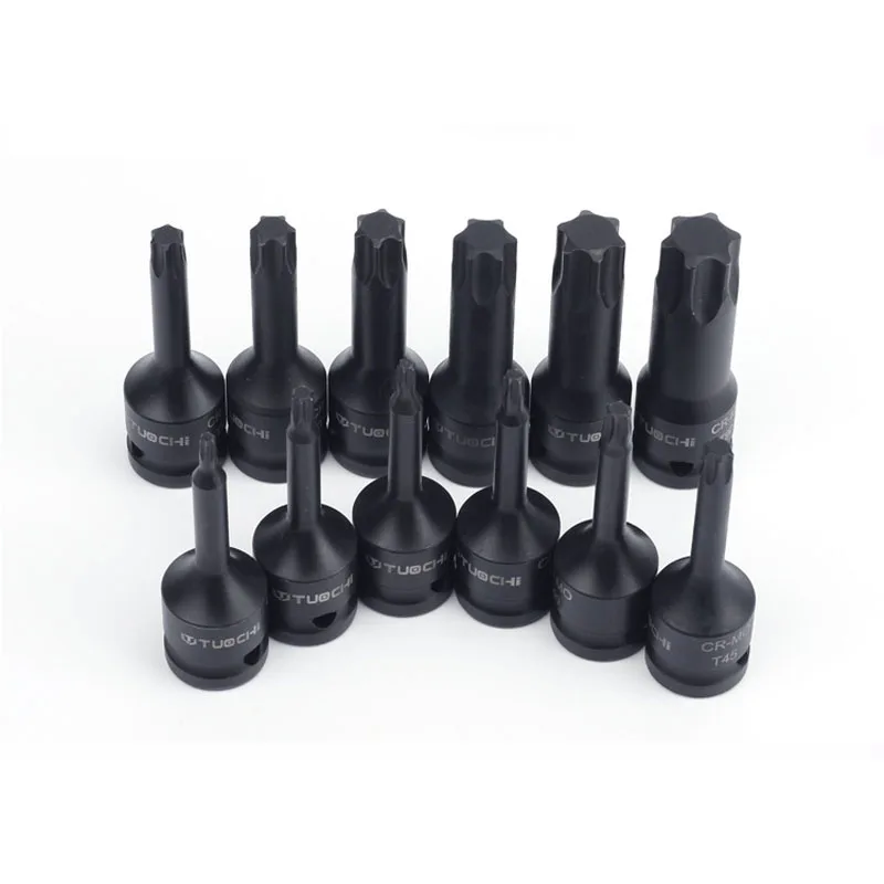 Звездообразные биты 1/2 дюйма розетка стандартной длины звездообразные для