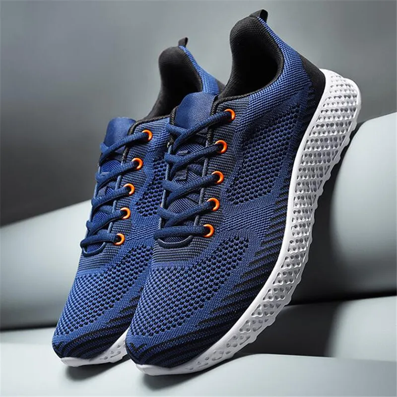 

Big Size 38-46 New Men Lace up Casual Shoes Lightweight Comfortable Breathable Mesh Male Walking Sneakers Tenis Feminino Zapatos