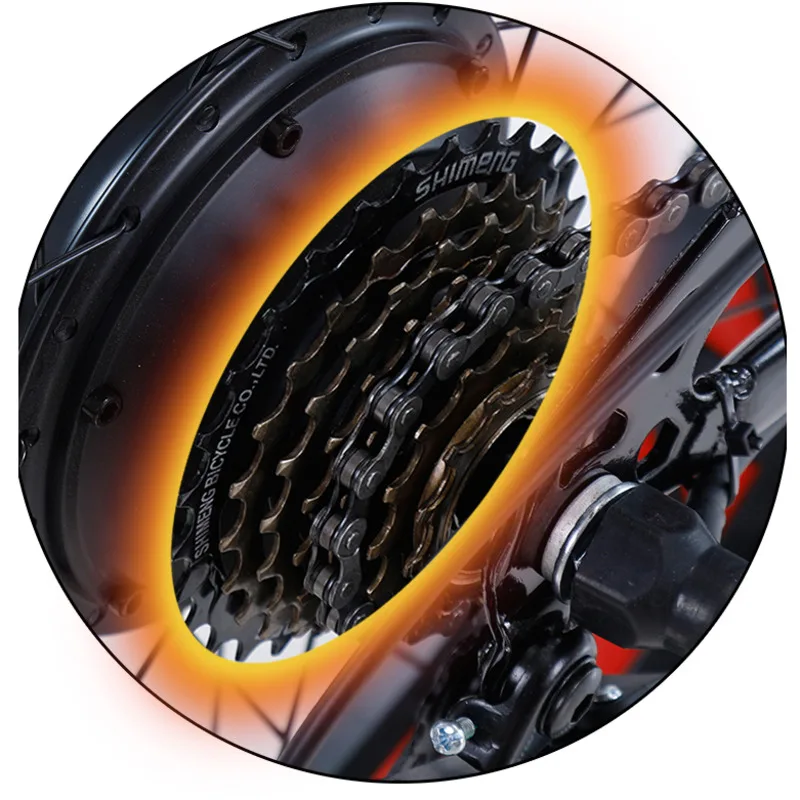 

TAOCI 26 Inch Wheel Adult Electric Snowmobile Mountain Fat Bike 350W 36V 13AH 21 Speed Road Bicycle Offroad E-Bike Electromobile