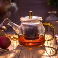 450700ml glass teapot with glass tea infuser double wall glass heat resistant water jug pot 130ml coffee mug high quality gift