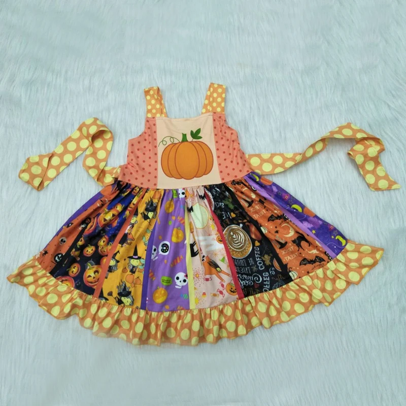 

Toddler Newborn Baby Girls Dresses Tutu Party Halloween Pumpkin Dress For Princess Summer Baby Girl Clothing