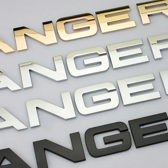 

Car Styling Front Or Back Car Emblem Cover Sticker Letters Sports Style Case