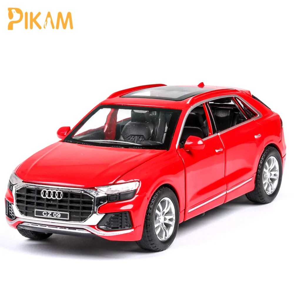 Модель автомобиля PIKAM 1:32 Audi Q8 SUV литые под давлением игрушки из сплава Автомобили