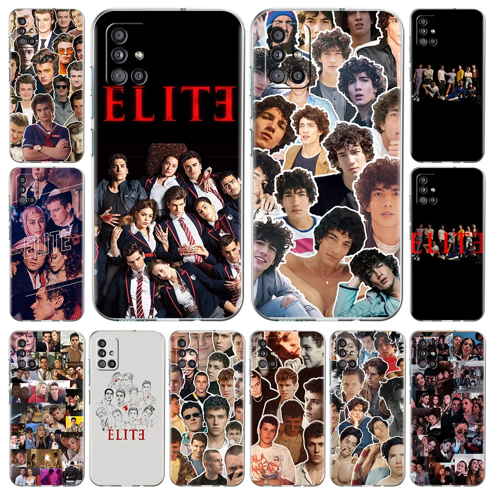

Spanish TV series Elite Phone Case For Samsung Galaxy A51 A71 A21S A12 A11 A31 A41 A52 A32 5G A72 A01 A50 A70 Soft Clear Cover