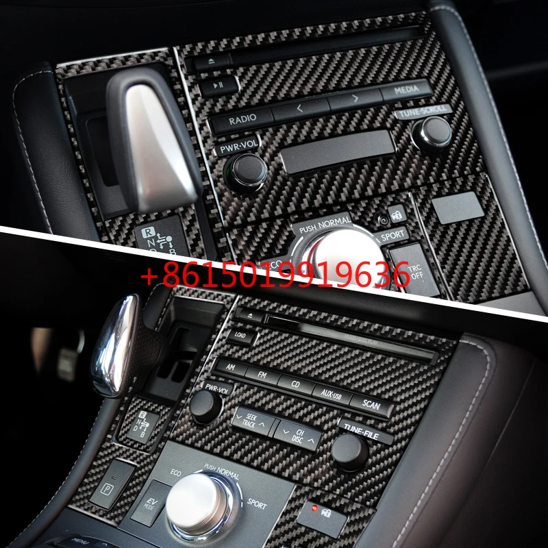 

For Lexus ct200h 11-17 modified interior carbon fiber central control CD gear air conditioning panel trim accessories sticker