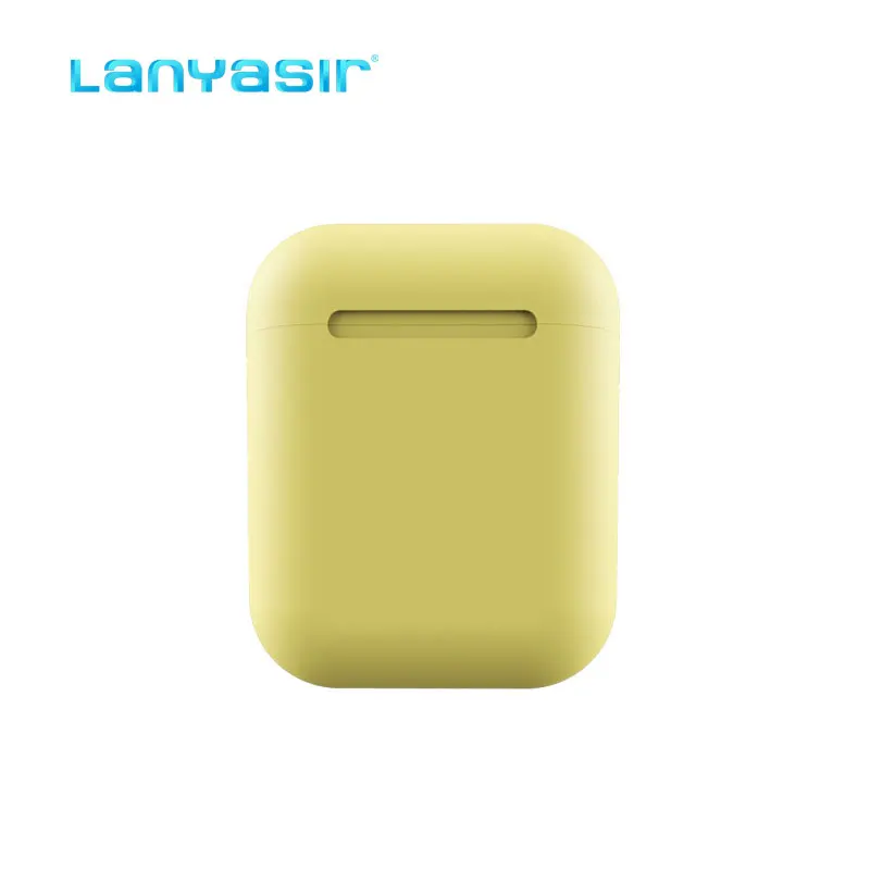 SIP12YL Lanyasir inpods 12 tws i7s tws Беспроводная bluetooth-гарнитура зарядная коробка беспроводные наушники для телефона наушники bluetooth наушники - Цвет: SIP12YL