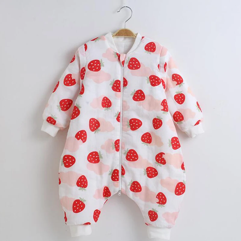 

Newborn Sleepsack Baby Swaddling Baby Onesies Sleep Gown Swaddling Sleeping Bag Split Leg Cotton Printing