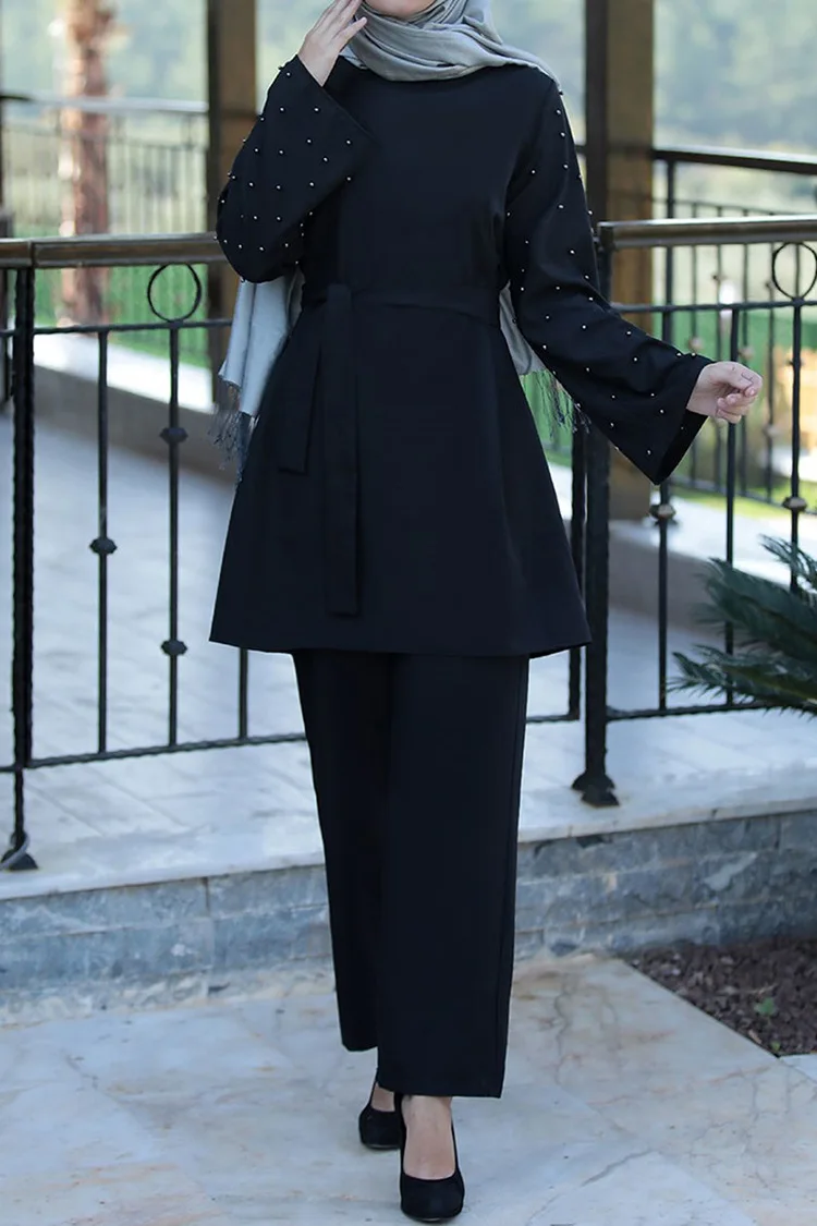 Комплекты для мусульман служба поклонения платье костюмы Diamant из двух частей