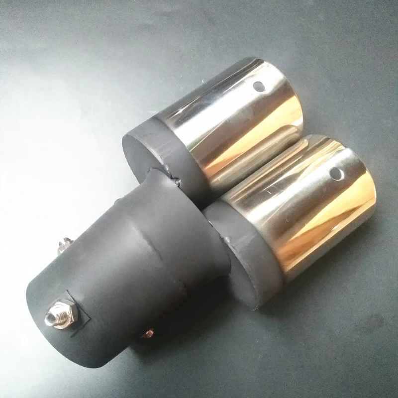 Автомобильный Универсальный глушитель выхлопной трубы из нержавеющей стали для