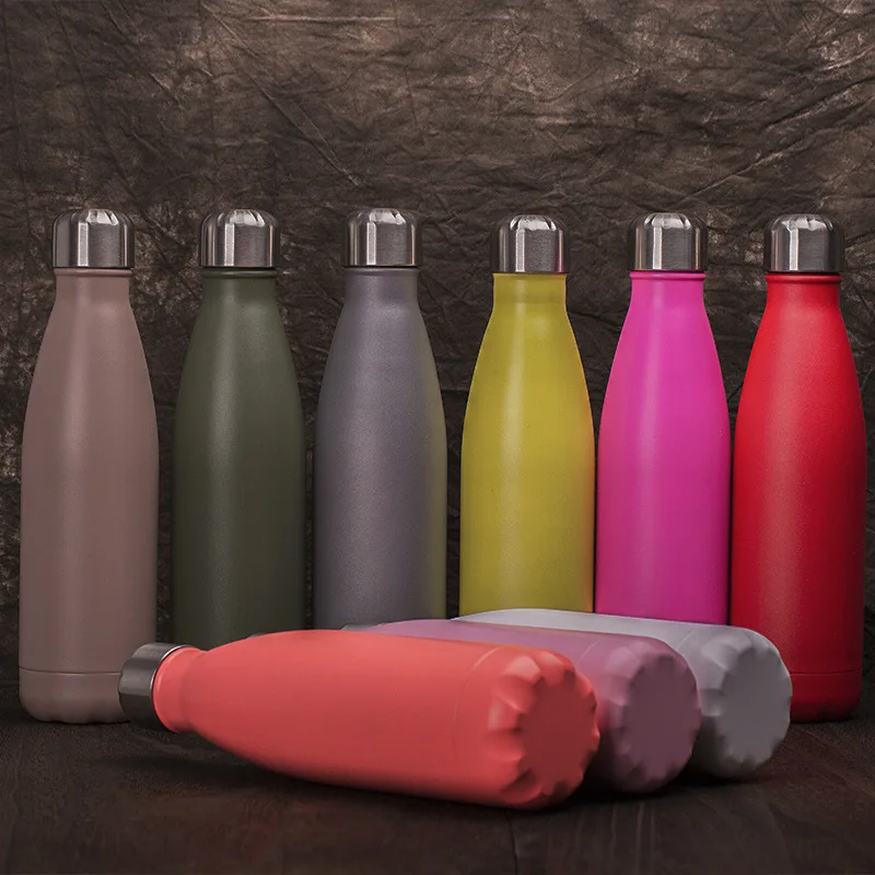 Пользовательские BPA бесплатно бутылка для воды пивной чай с двойными стенками из