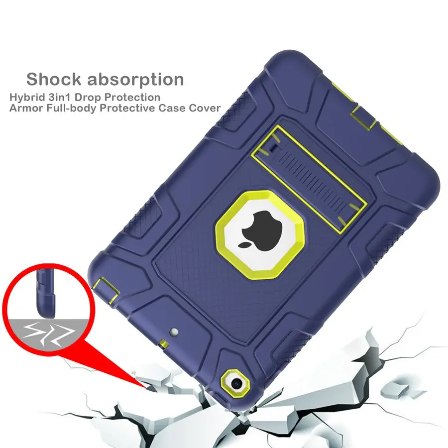 Новый силиконовый Жесткий бронированный чехол для нового iPad mini 5 ipad 5th Gen 2019 Чехол 4