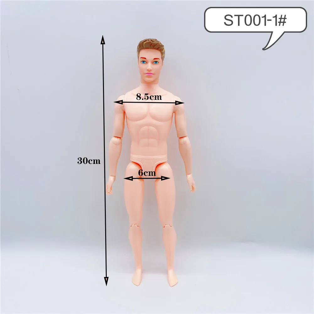 Новинка 2020 подвижные шарниры 30 см/15 см милые 3D глаза женский/мужской Обнаженная