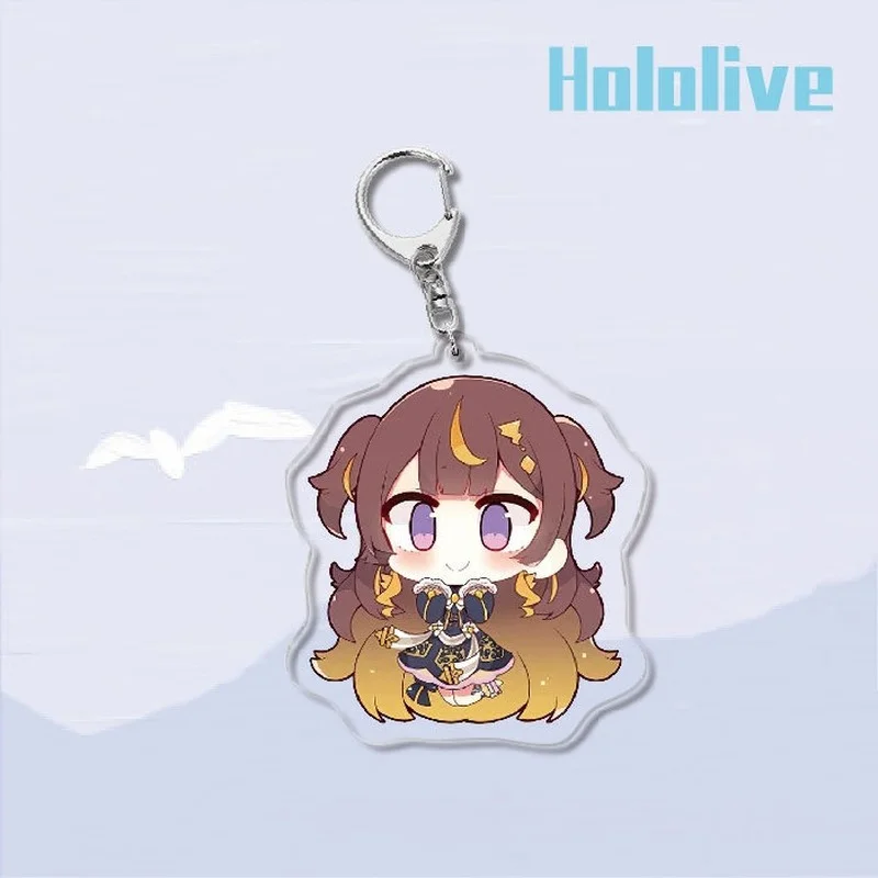 Hololive женский аниме брелок для ключей мужской мультяшный модный Ookami Mio унисекс