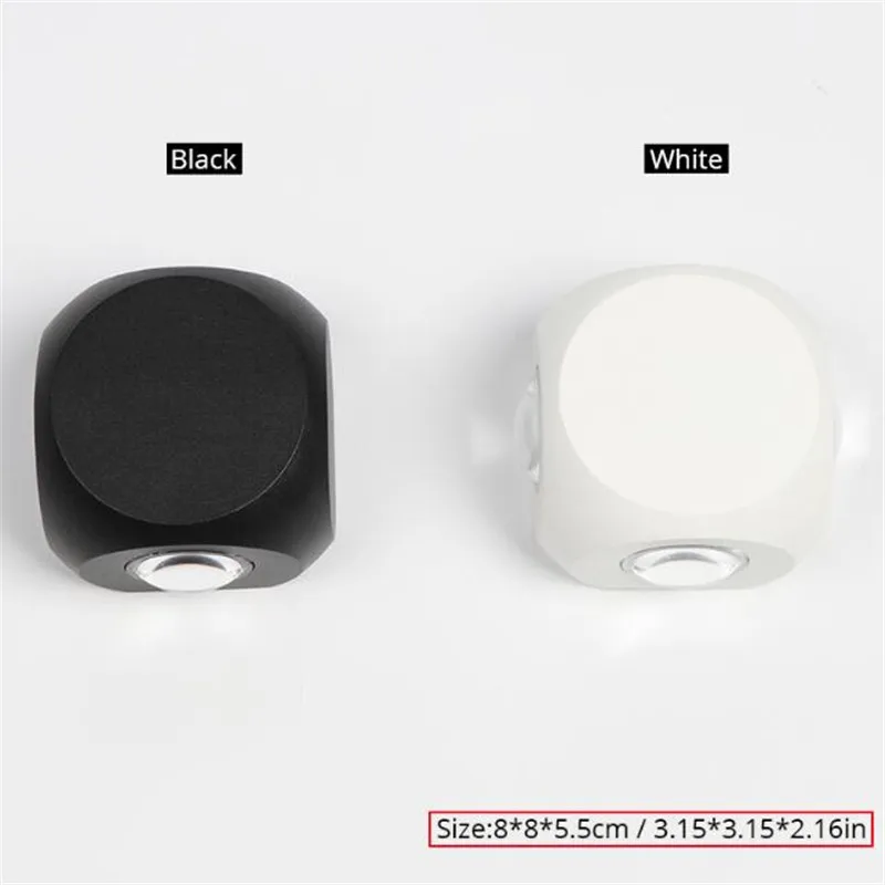 6W/12W светодиодный настенный светильник садовый для балкона IP65 наружный