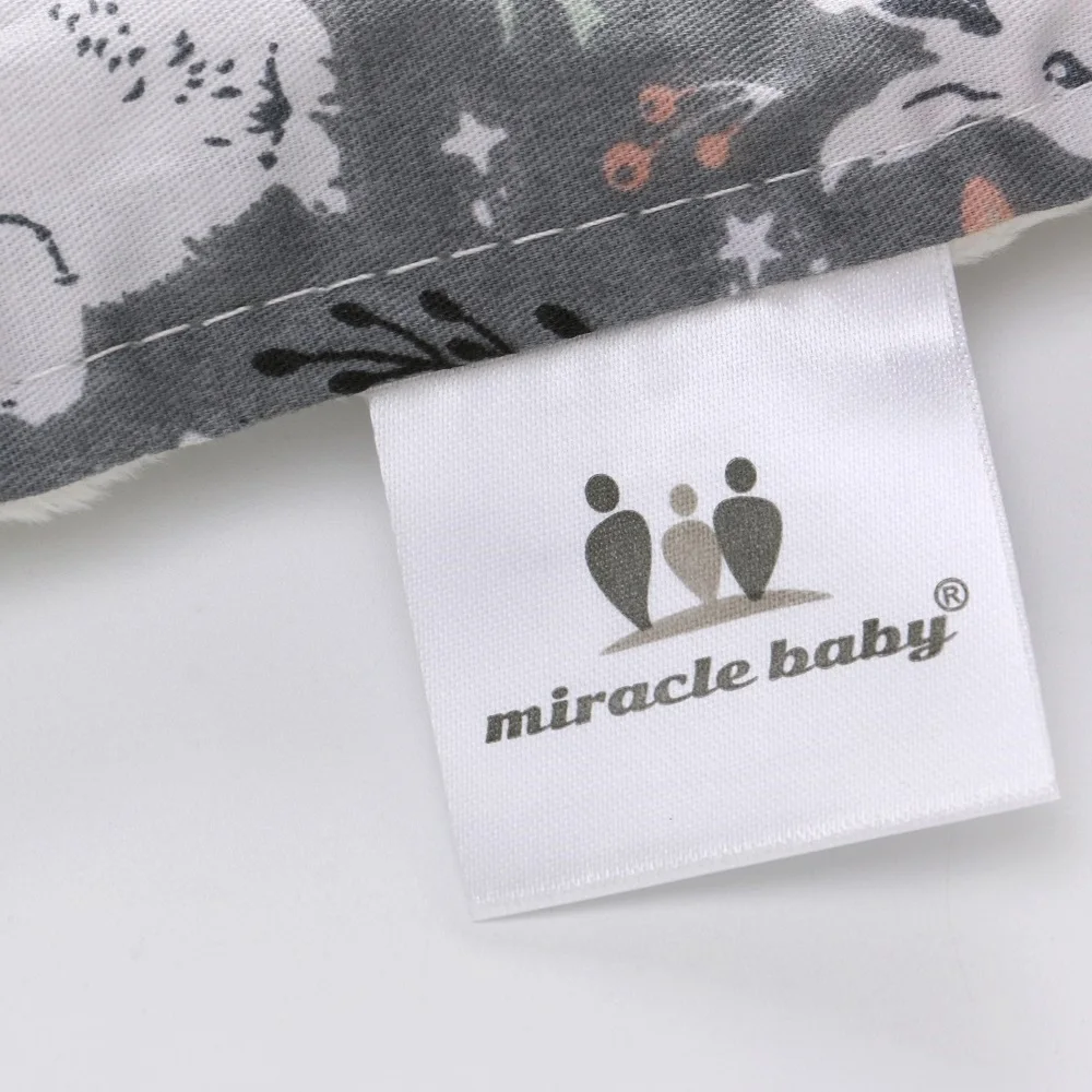 78*95cm Baby Blanket 2 Layer Cotton Fleece Bedding Quilt Newborn Stroller Pram Cover Rabbit Rattle Shower Gift | Мать и ребенок