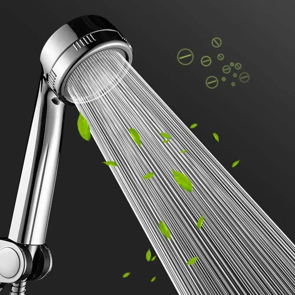 

Handheld Adjustable High Pressure Water Saving Rainfall Bathroom Shower Head Faucet Replacement Parts Bathroom Fixture