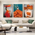 Набор для вышивки крестиком Dmc, художественные наборы для вышивки с капюшоном для девушек, наборы для вышивки крестиком с принтом танцующей девушки сделай сам 11CT, наборы для вышивки крестиком