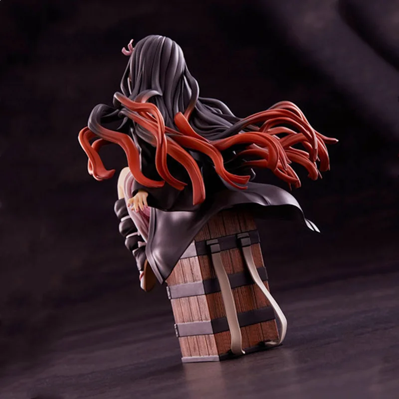 Демон убийца: Kimetsu no Yaiba милый Kamado Nezuko фигурку игрушки 1/8 ПВХ Коллекция аниме