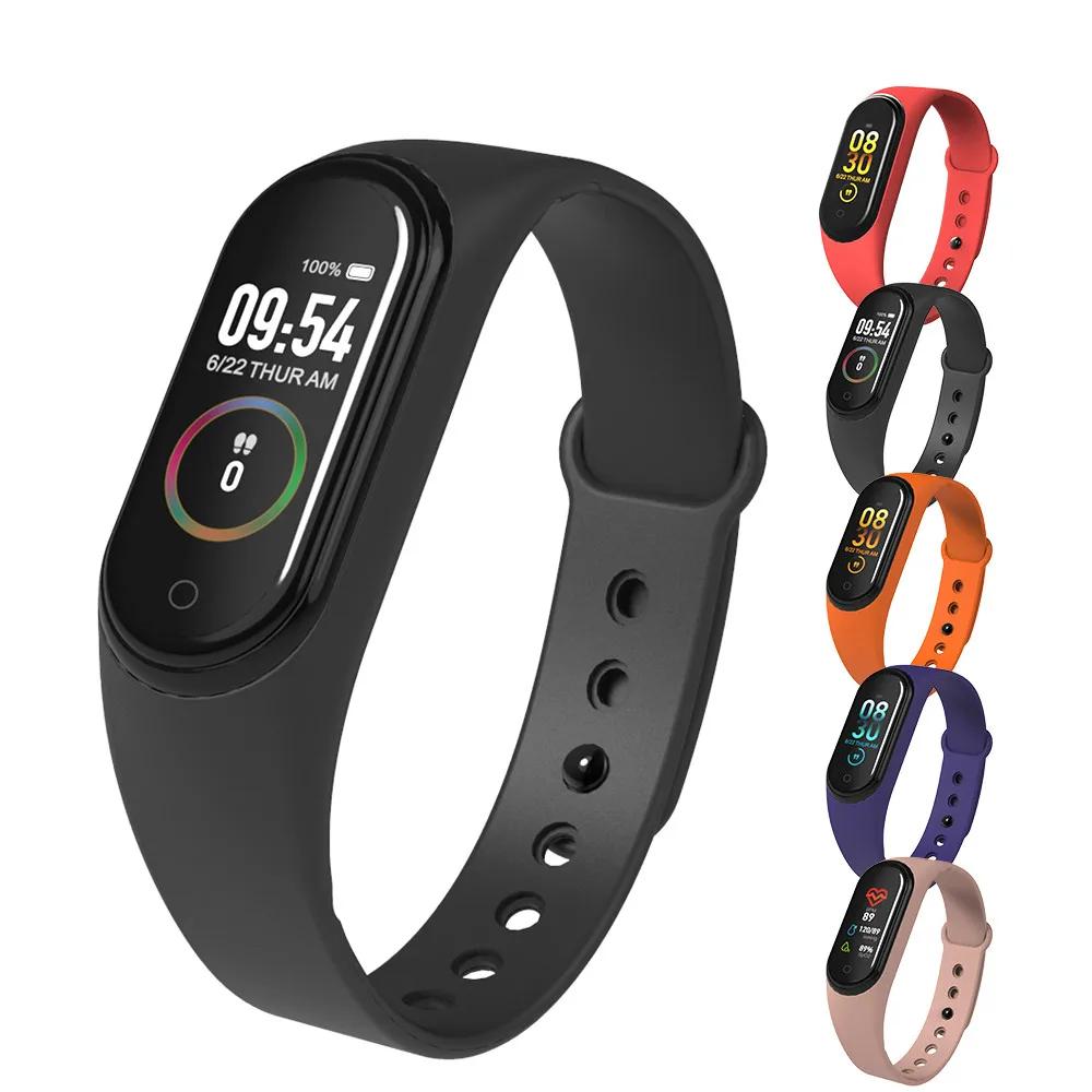 M4 смарт браслет 4 фитнес трекер часы спортивный пульсометр монитор ленты