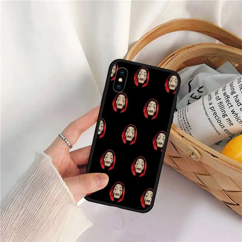 

Money Heist Spain tv paper house Phone Case for iPhone 11 12 pro XS MAX 8 7 6 6S Plus X 5S SE 2020 XR