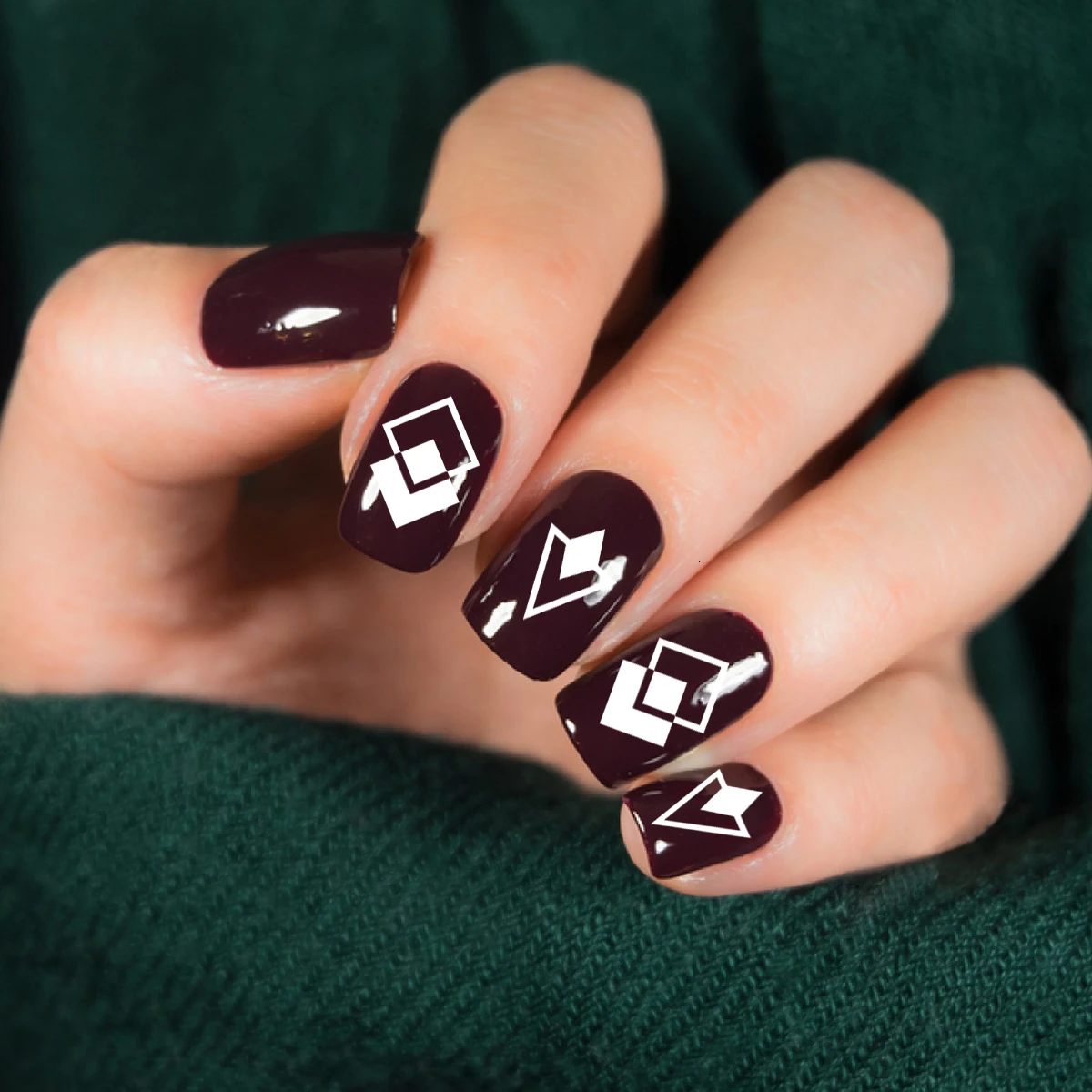 Пластины BeautyBigBang для стемпинга ногтей геометрические полосатые линии