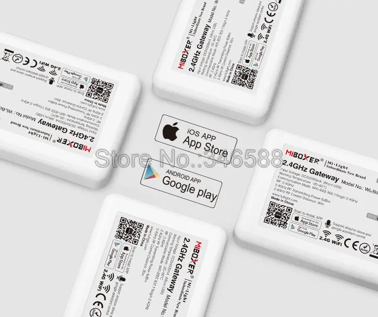 Milight DC12V 24V 10A RGBW Светодиодные ленты Управление; 4-Зона 2,4G Беспроводной для различных световых эффектов с Смартфон APP Wi-Fi/Alexa Google Voice Управление