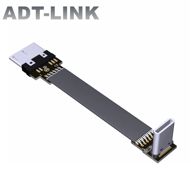 Кабель USB 3 0 Micro B C type плоский ленточный экранированный кабель EMI 3A 5G. bps C|Кабели для