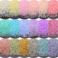 1000pcs 2mm glass rice beads popular in korea 110 japan uniform round interval seed beads for jewelry cloth diy accessories