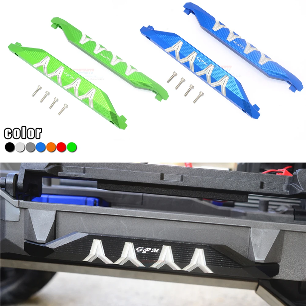

GPM TRAXXAS 1/10 MAXX 89076-4 монстр-Трак металлический алюминиевый сплав левая/правая Внешняя защита крыла педаль шасси Nerf бар 8923